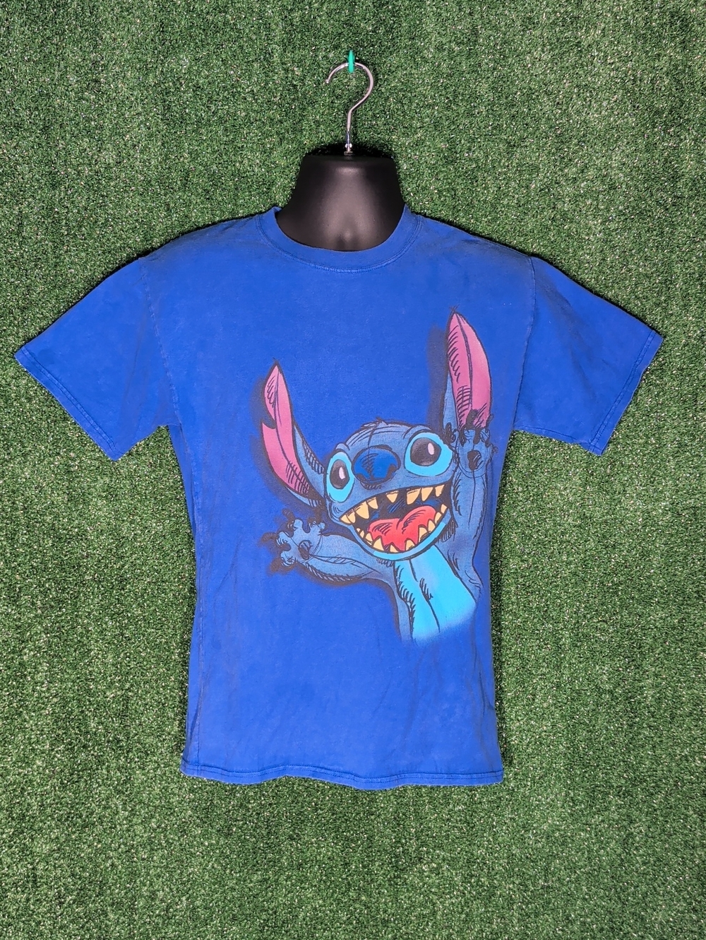 Stitch Breakthrough Blue T-Shirt Size M